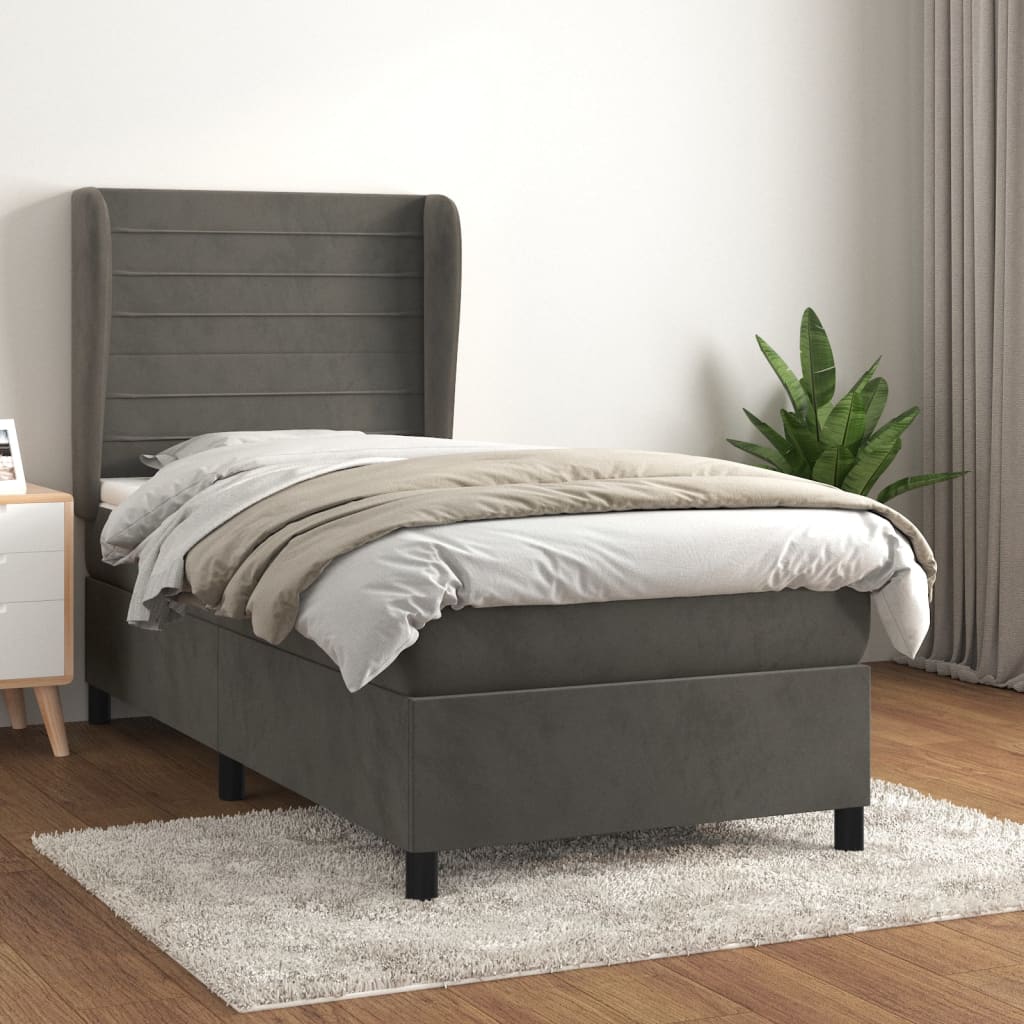 Boxspring Met Matras Fluweel