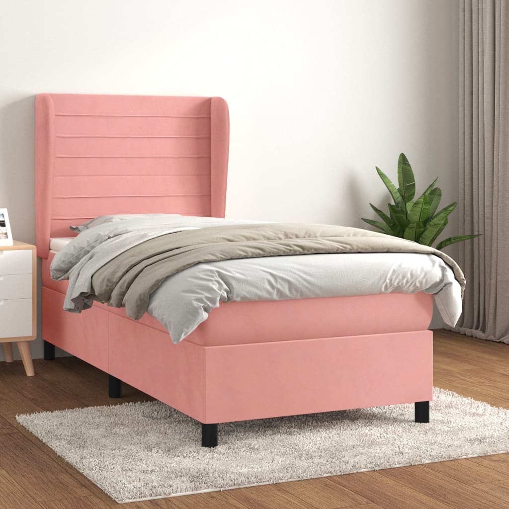 Boxspring Met Matras Fluweel