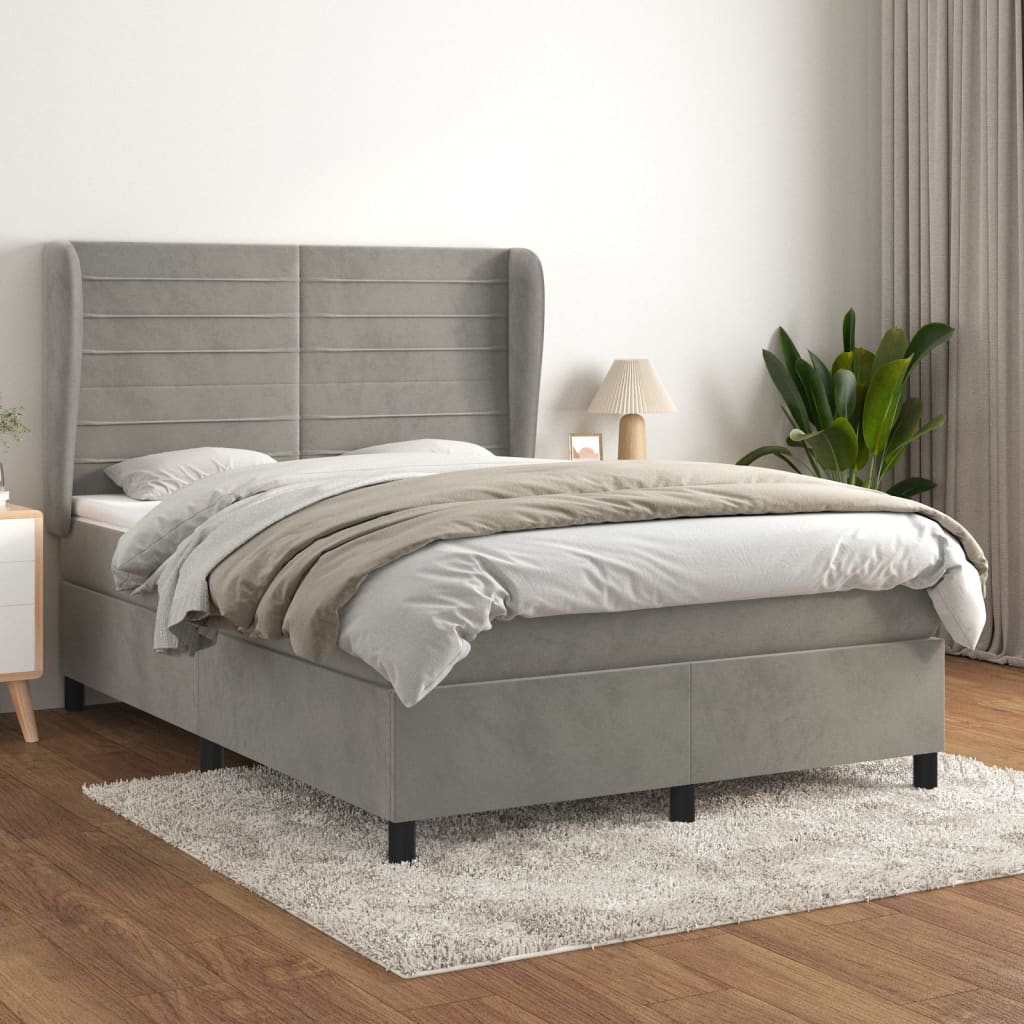 Boxspring Met Matras Fluweel