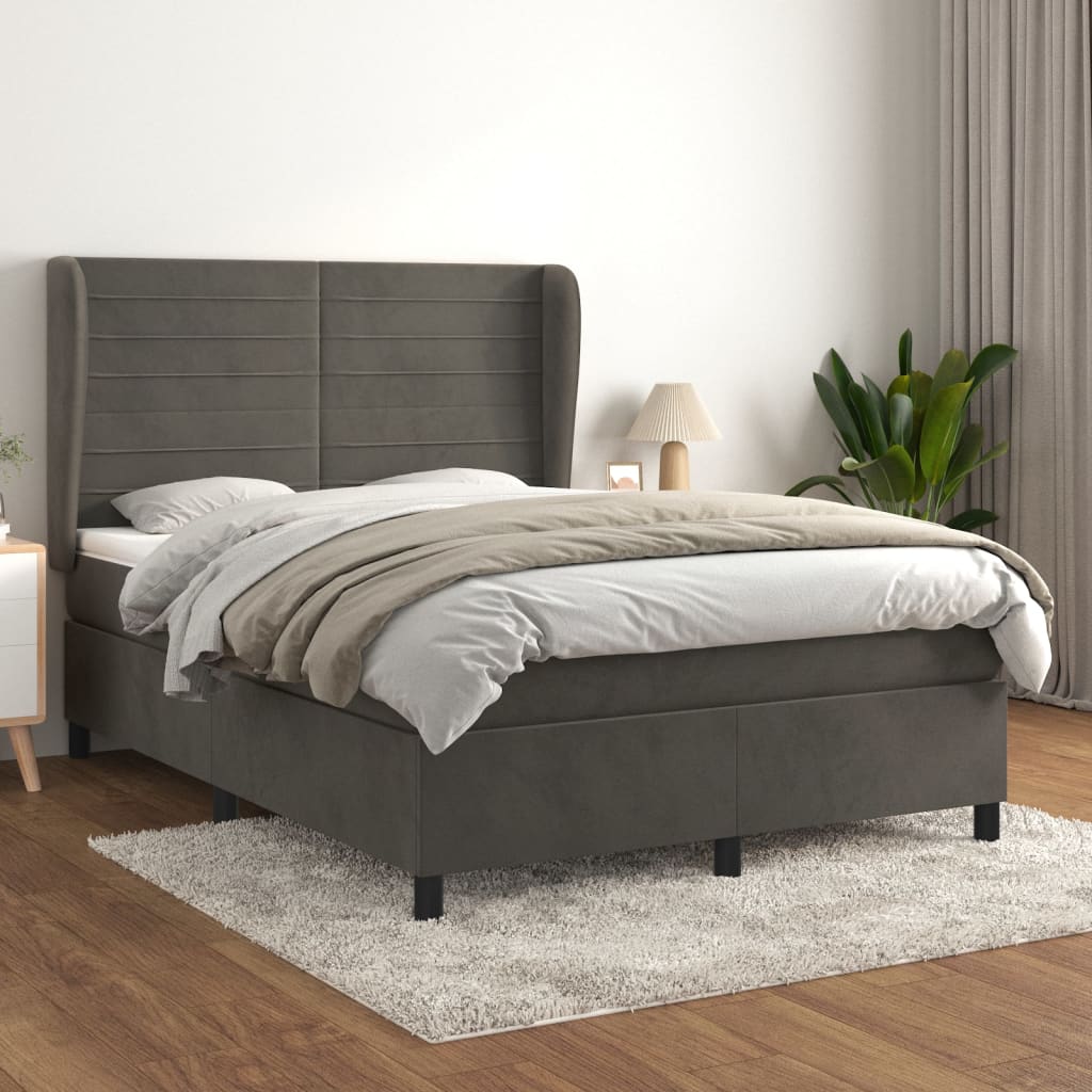 Boxspring Met Matras Fluweel