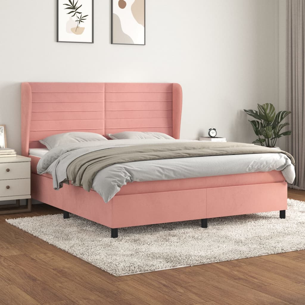 Boxspring Met Matras Fluweel