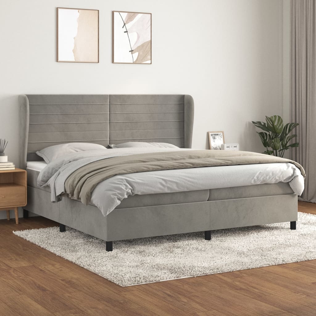 Boxspring Met Matras Fluweel
