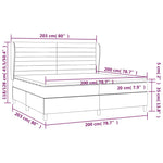 Boxspring Met Matras Fluweel