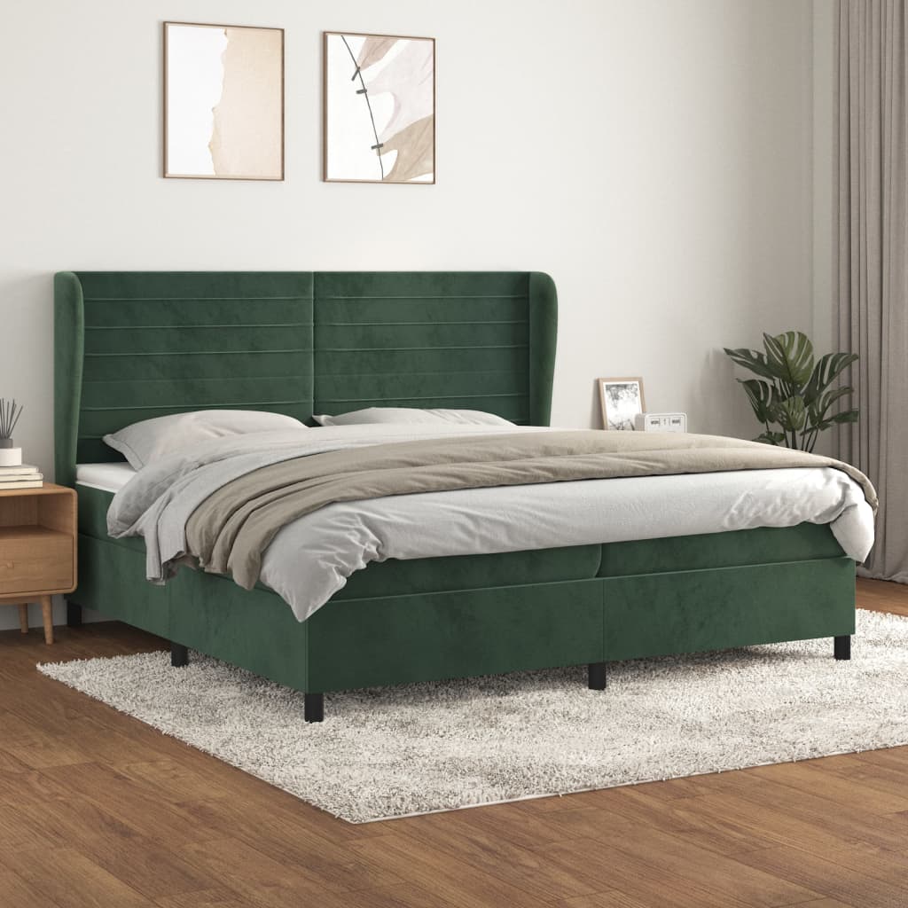 Boxspring Met Matras Fluweel