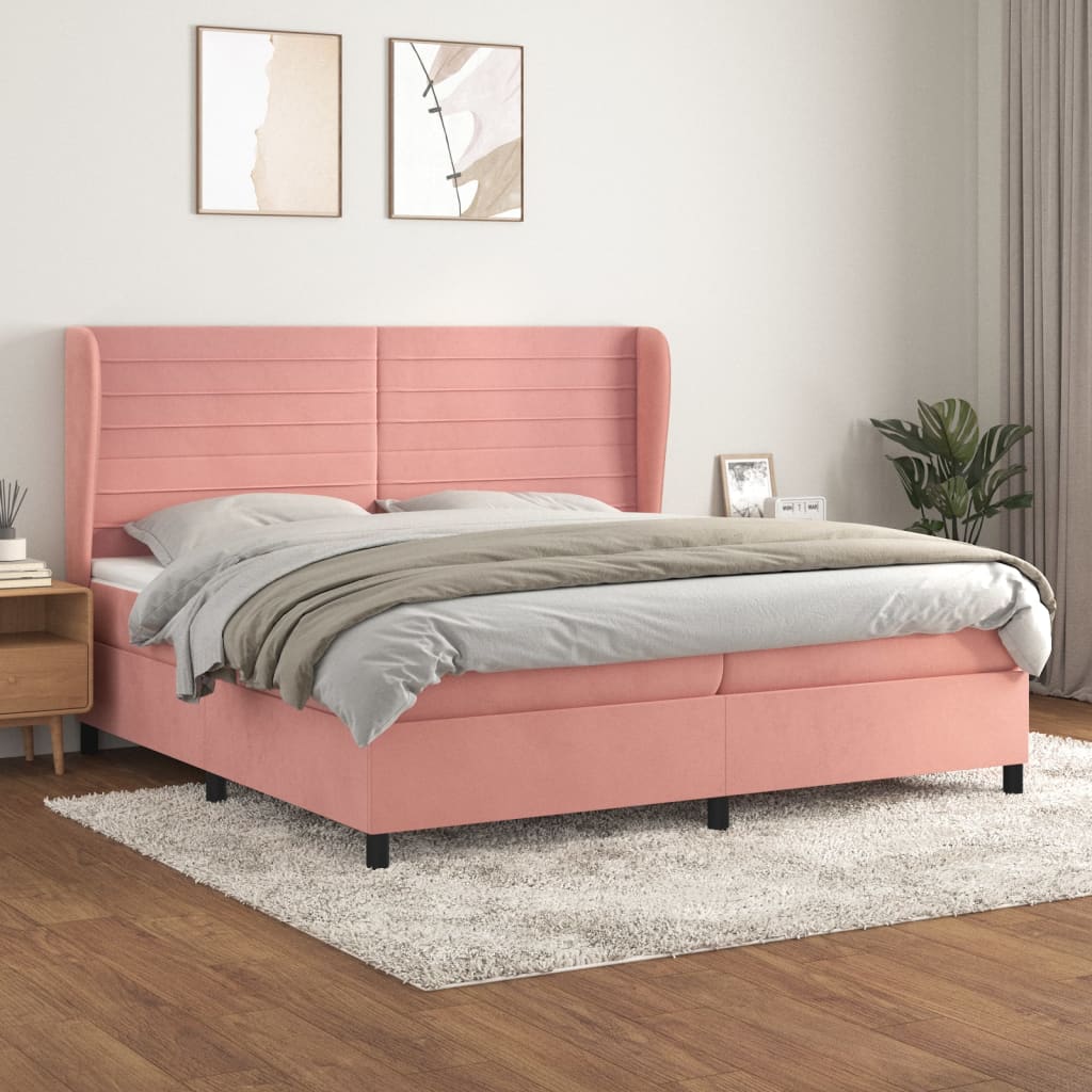Boxspring Met Matras Fluweel