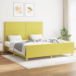 Bedframe Zonder Matras Stof Kleurig