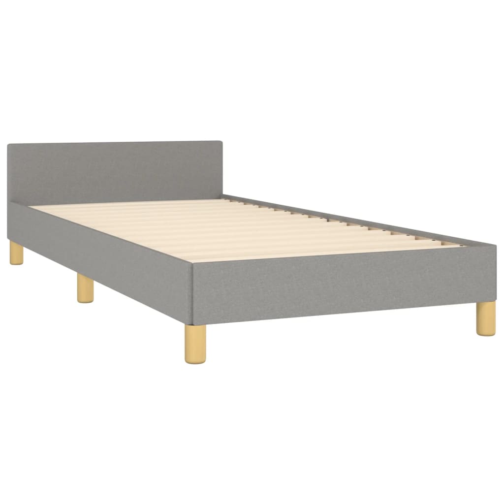 Bedframe Met Hoofdbord Stof