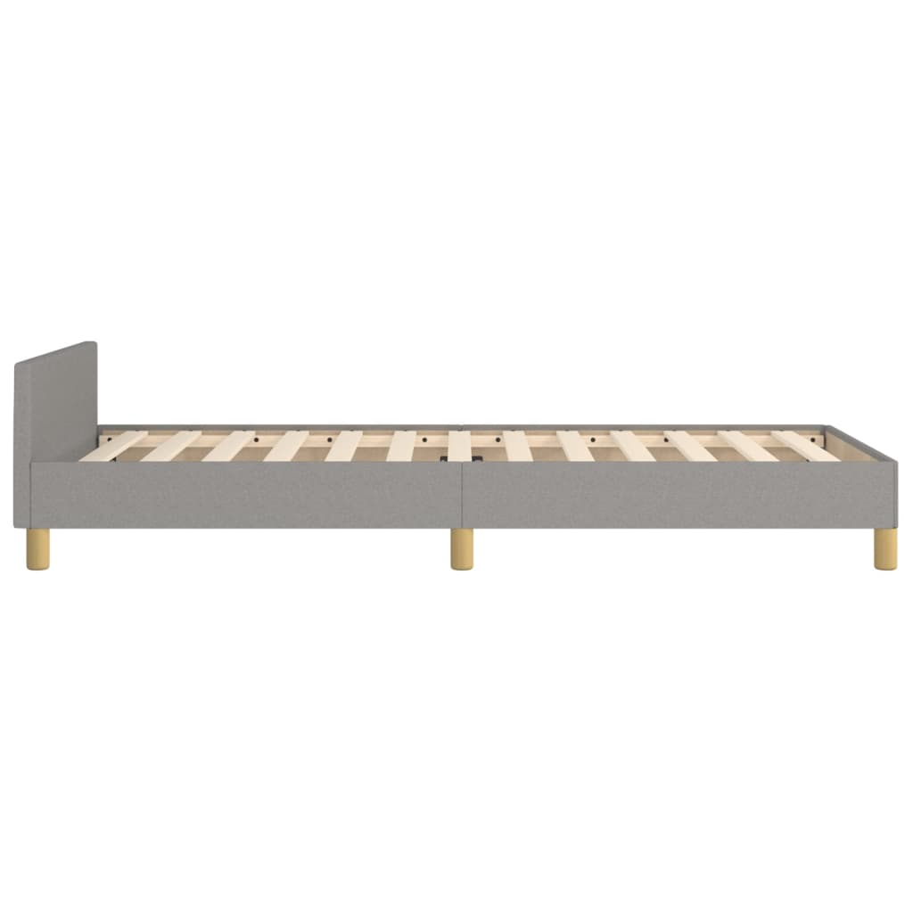 Bedframe Met Hoofdbord Stof