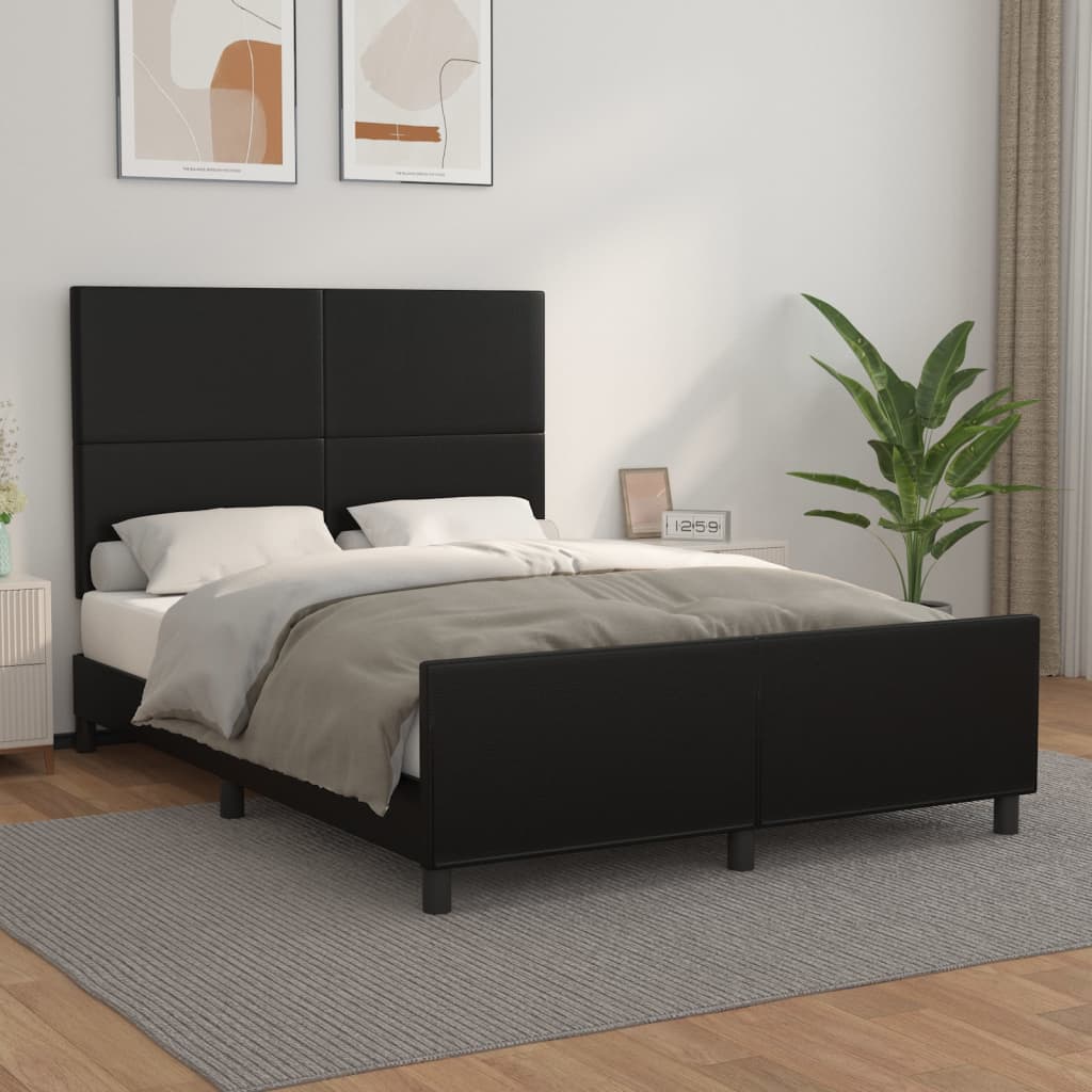 Bedframe Met Hoofdbord Kunstleer