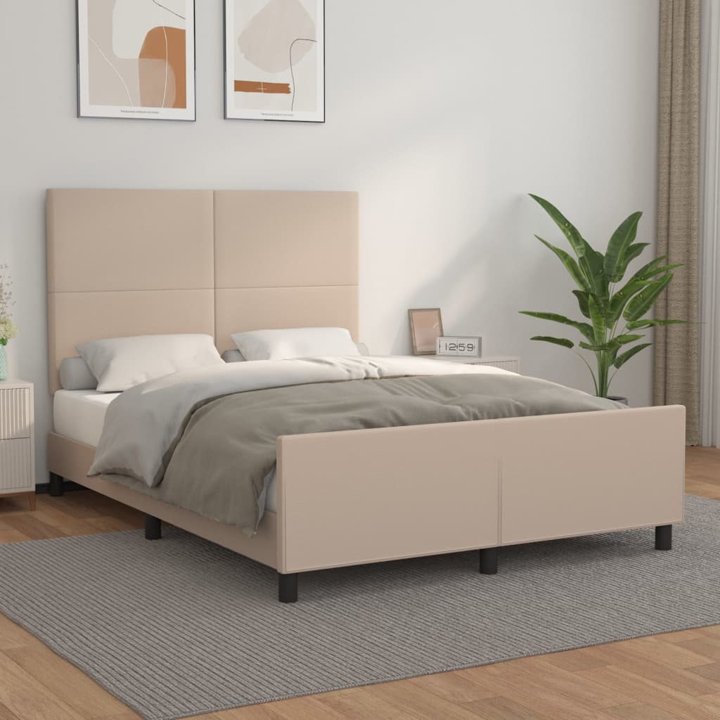 Bedframe Met Hoofdbord Kunstleer