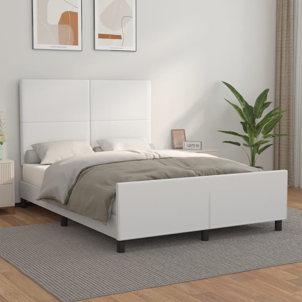 Bedframe Met Hoofdbord Kunstleer