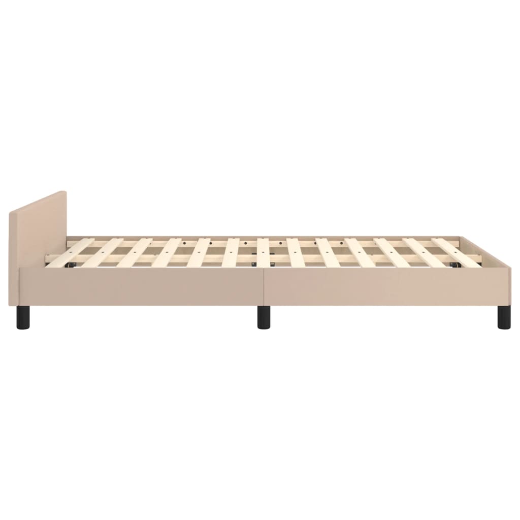 Bedframe Met Hoofdbord Kunstleer Kleurig