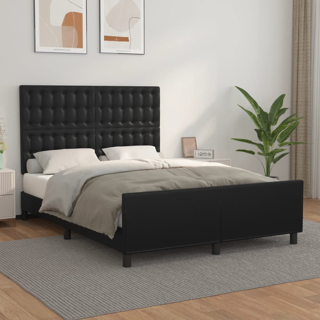 Bedframe Met Hoofdbord Kunstleer Kleurig