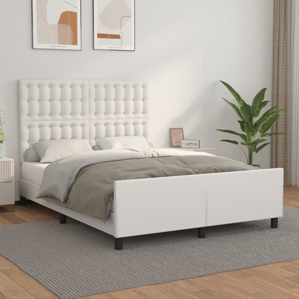 Bedframe Met Hoofdbord Kunstleer Kleurig