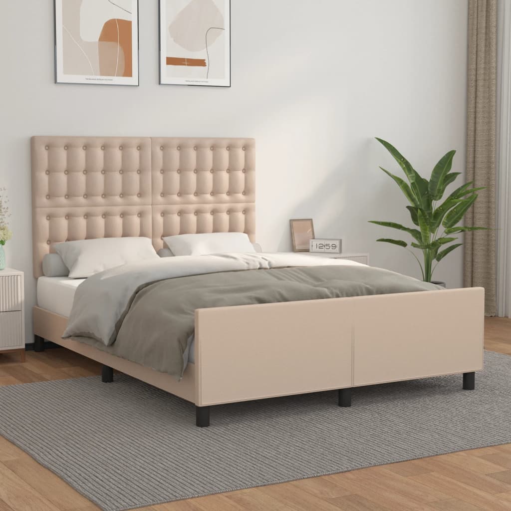 Bedframe Met Hoofdbord Kunstleer Kleurig