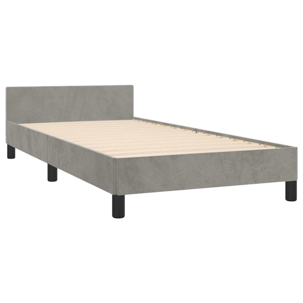 Bedframe Zonder Matras Fluweel