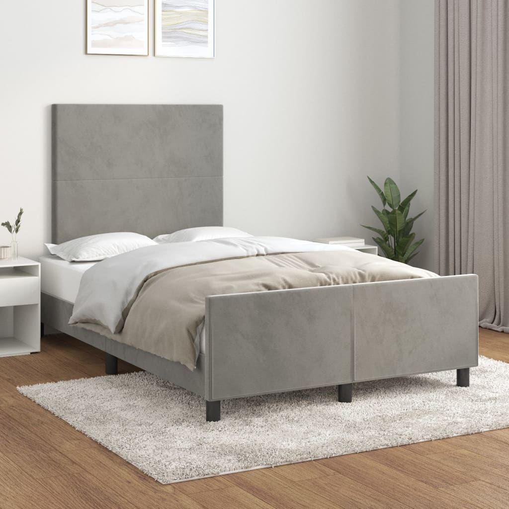 Bedframe Zonder Matras Fluweel