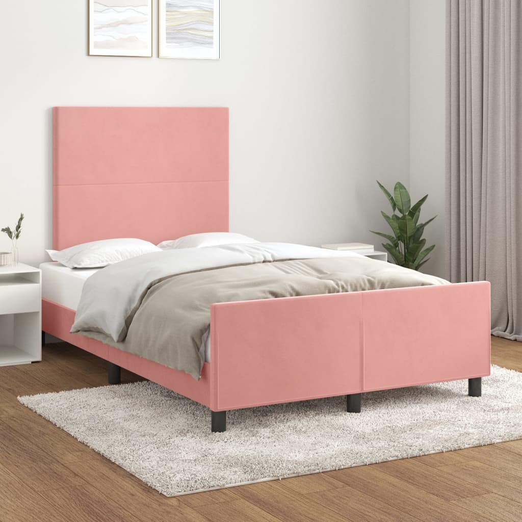 Bedframe Zonder Matras Fluweel