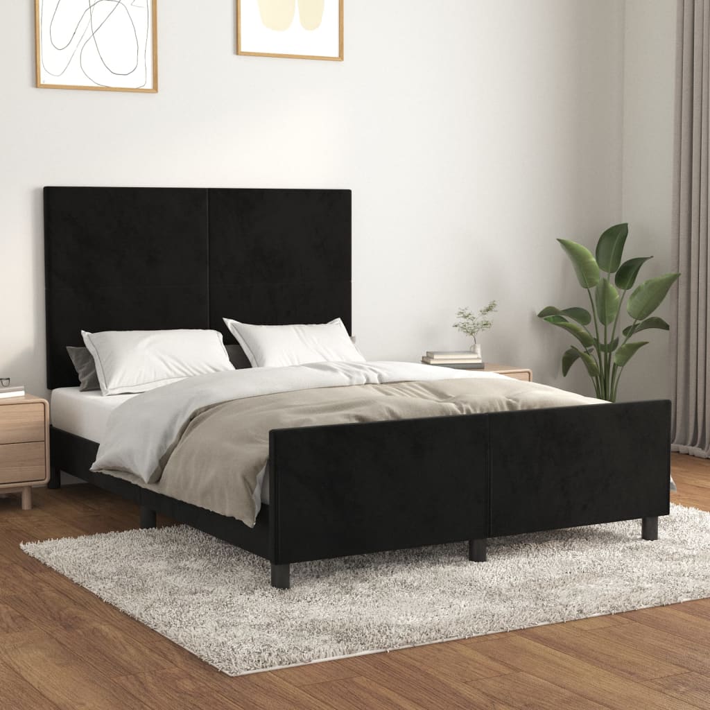 Bedframe Zonder Matras Fluweel