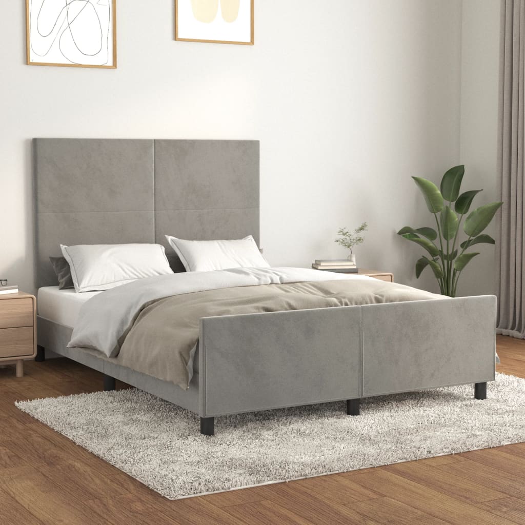 Bedframe Zonder Matras Fluweel