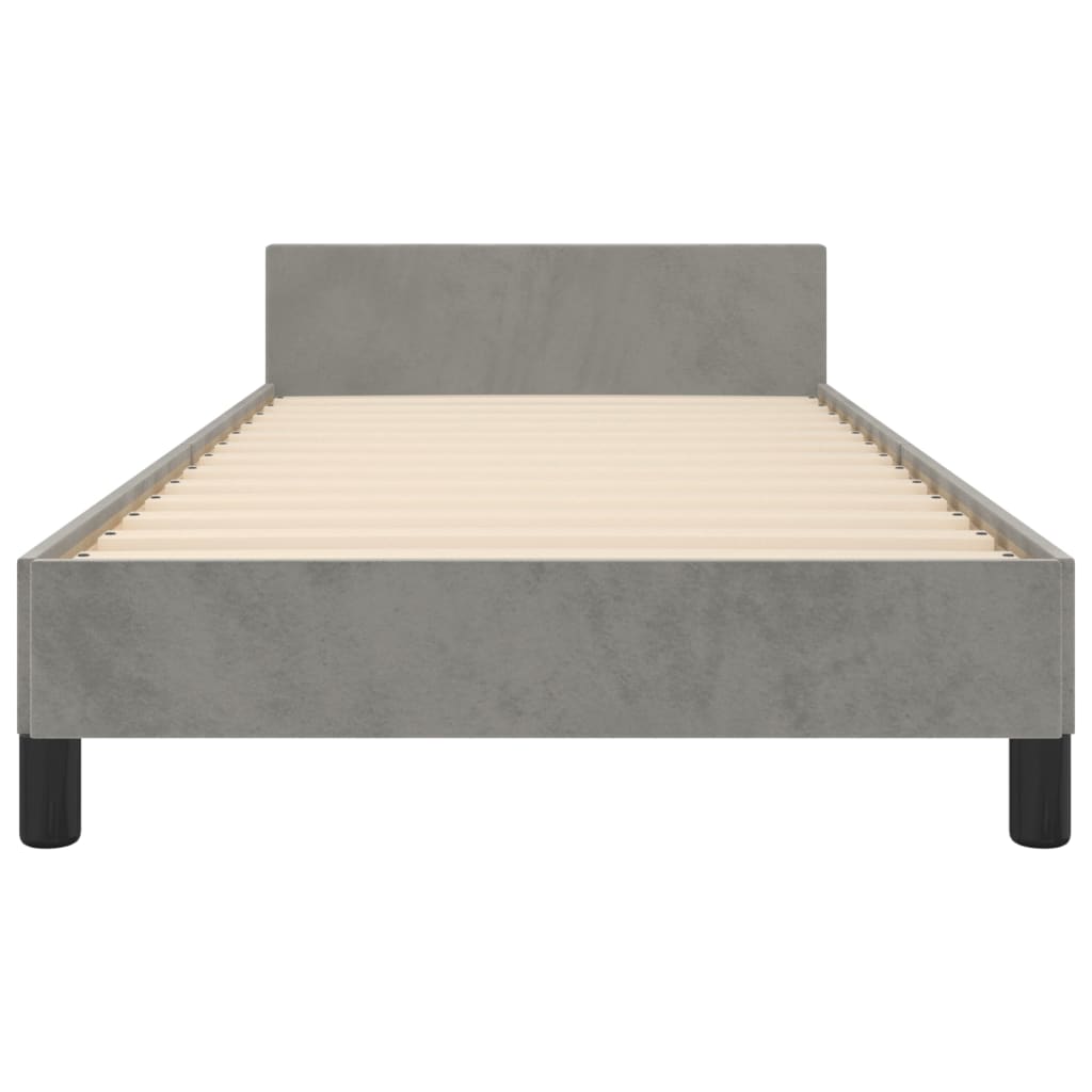 Bedframe Zonder Matras Fluweel