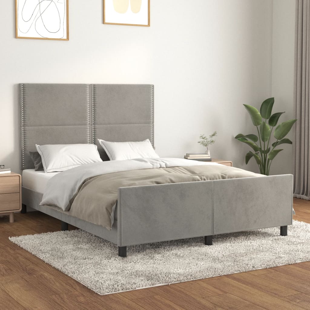 Bedframe Zonder Matras Fluweel