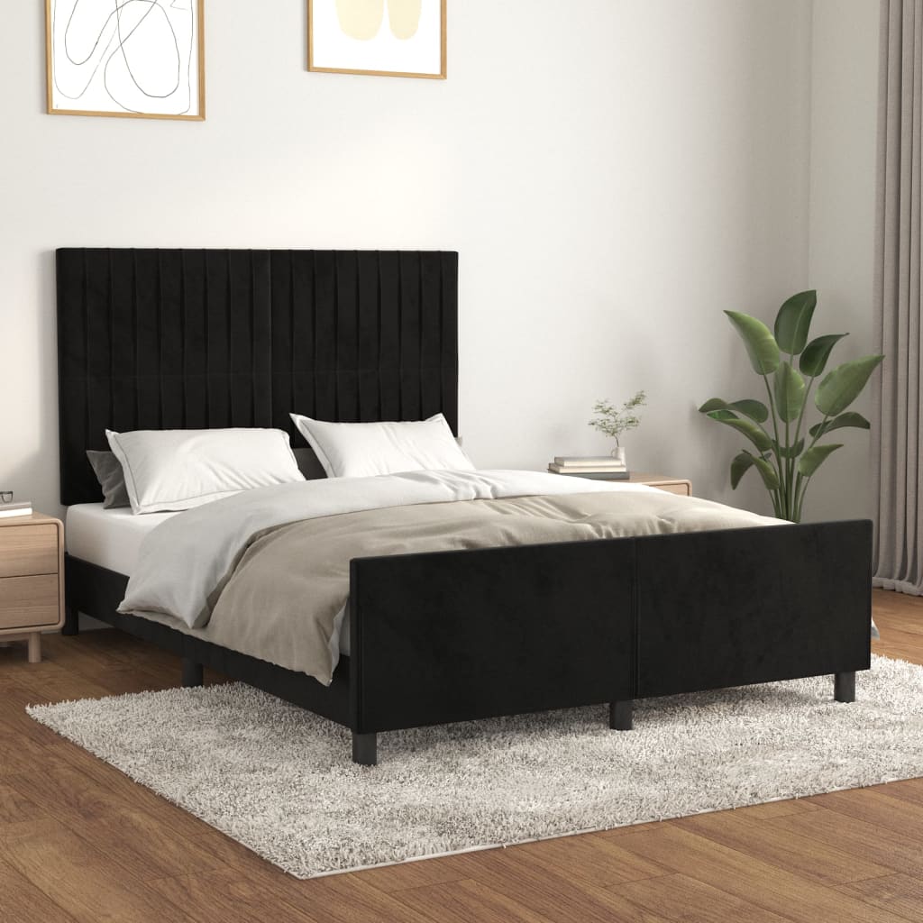 Bedframe Zonder Matras Fluweel