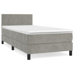 Boxspring Met Matras Fluweel