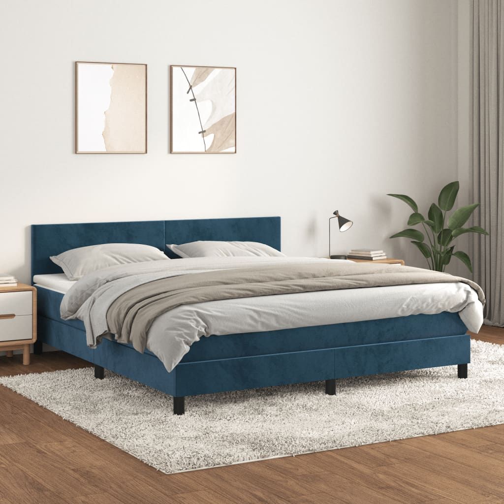 Boxspring Met Matras Fluweel