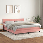 Boxspring Met Matras Fluweel