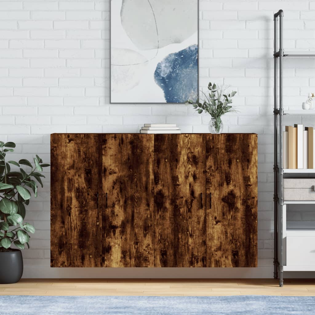 Hangkasten 69,5X34X90 Cm Eikenkleurig