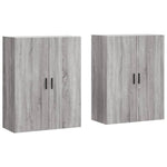 Hangkasten 69,5X34X90 Cm Eikenkleurig