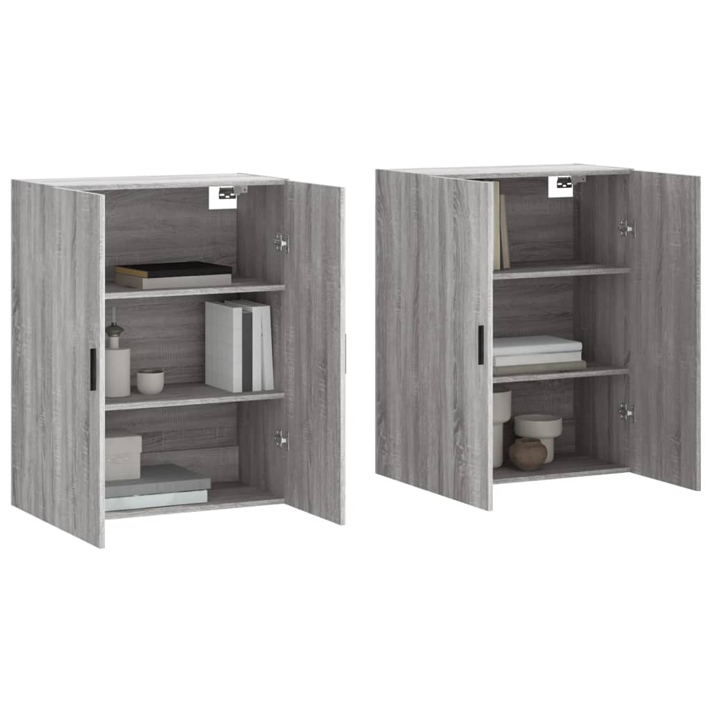 Hangkasten 69,5X34X90 Cm Eikenkleurig