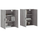Hangkasten 69,5X34X90 Cm Eikenkleurig