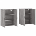 Hangkasten 69,5X34X90 Cm Eikenkleurig