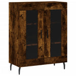 Hoge Kast 69,5X34X180 Cm Bewerkt Hout Kleurig