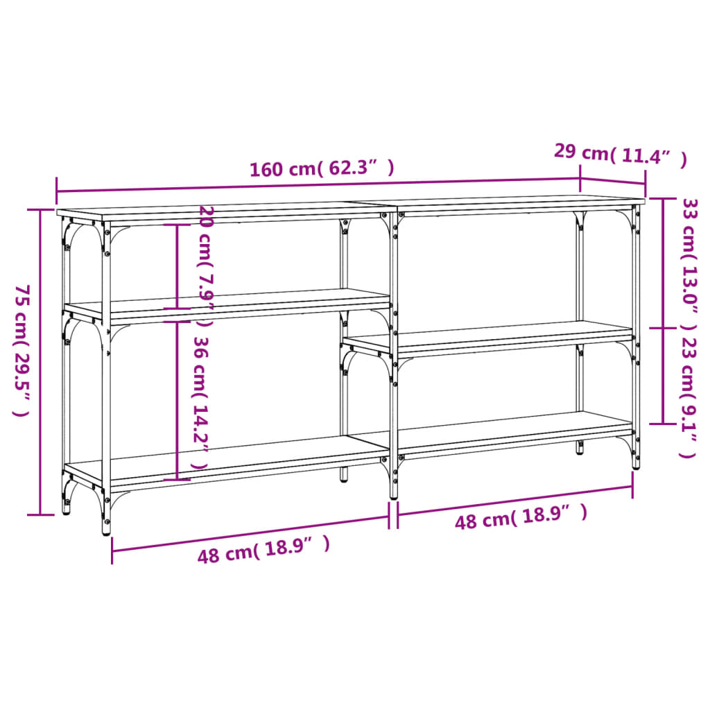 Wandtafel Bewerkt Hout Kleurig