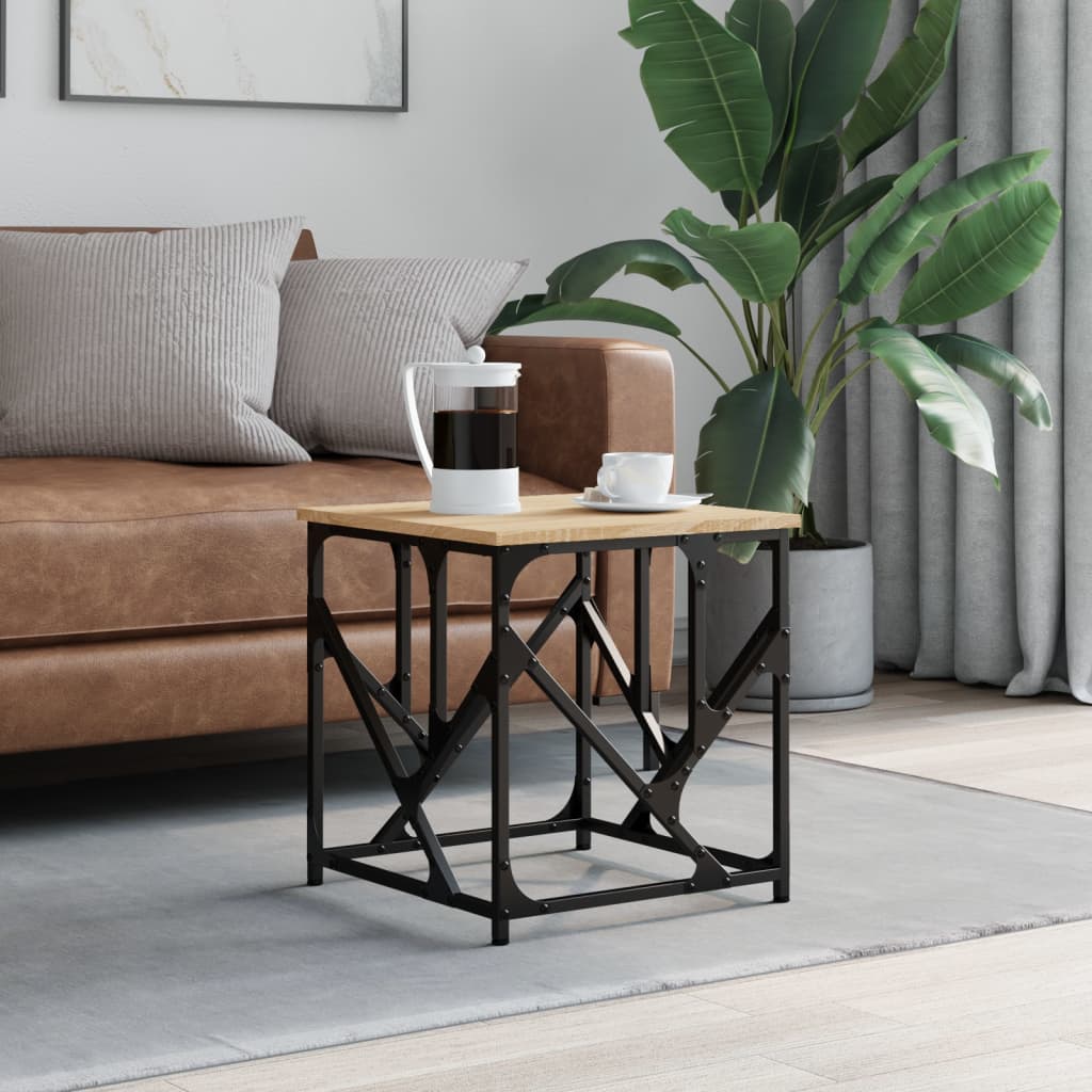 Salontafel Bewerkt Hout Kleurig