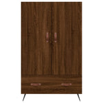 Hoge Kast 69,5X31X115 Cm Bewerkt Hout Bruin Eikenkleur
