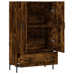 Hoge Kast 69,5X31X115 Cm Bewerkt Hout Kleurig