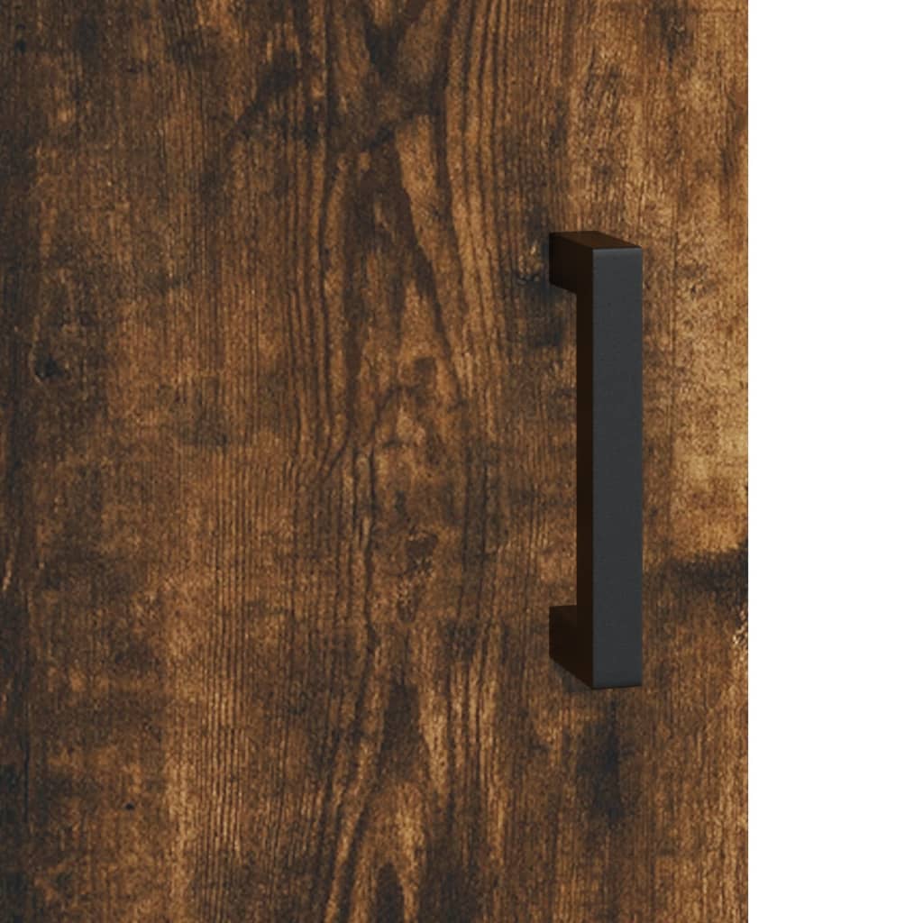 Hoge Kast 69,5X31X115 Cm Bewerkt Hout Kleurig