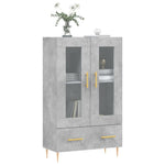 Hoge Kast 69,5X31X115 Cm Bewerkt Hout