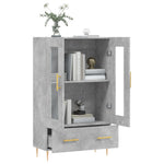 Hoge Kast 69,5X31X115 Cm Bewerkt Hout
