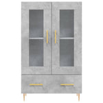 Hoge Kast 69,5X31X115 Cm Bewerkt Hout