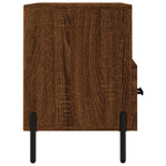Tv-Meubel 80X36X50 Cm Bewerkt Hout Bruin Eikenkleur