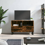Tv-Meubel 80X36X50 Cm Bewerkt Hout