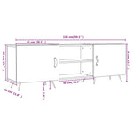 Tv-Meubel 150X30X50 Cm Bewerkt Hout