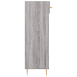 Schoenenkast 30X35X105 Cm Bewerkt Hout Eikenkleur