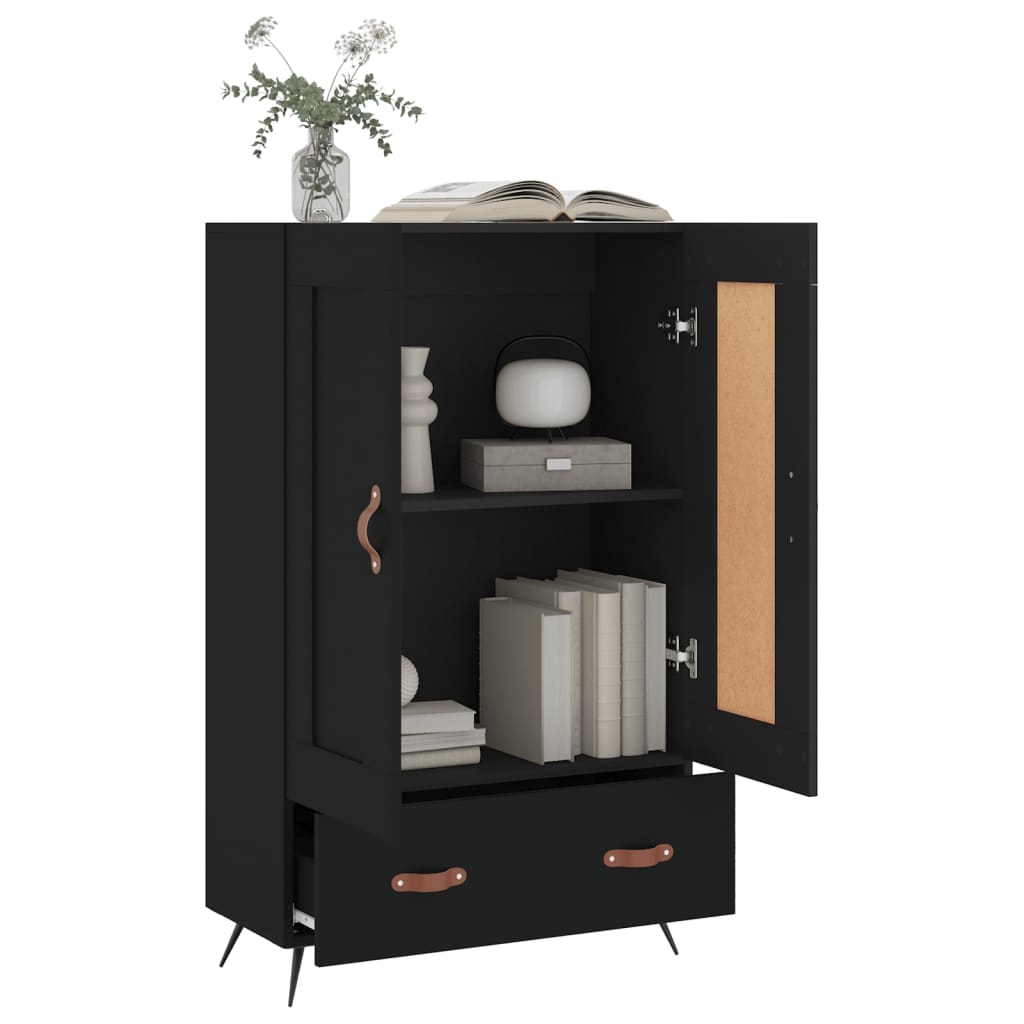 Hoge Kast 69,5X31X115 Cm Bewerkt Hout