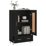 Hoge Kast 69,5X31X115 Cm Bewerkt Hout